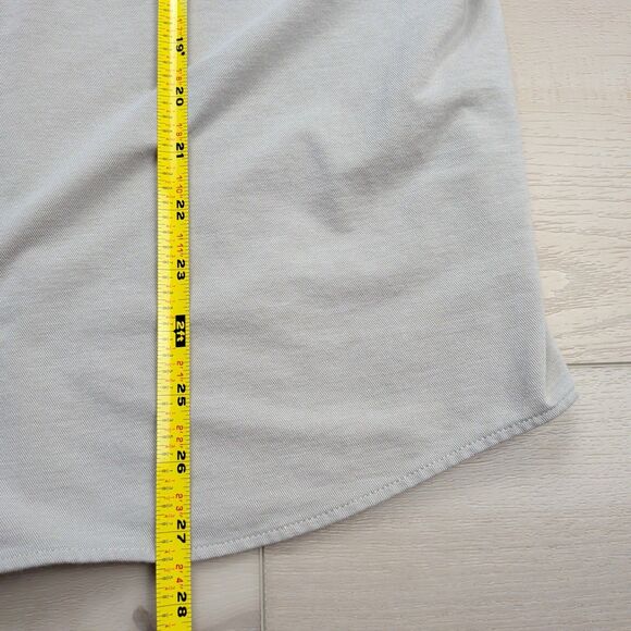 lululemon athletica Light Gray Casual Button Down Shirt - Picture 9 of 12